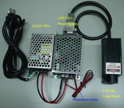 532NM 500MW 高功率绿光激光模组点状 (LSR532NL)